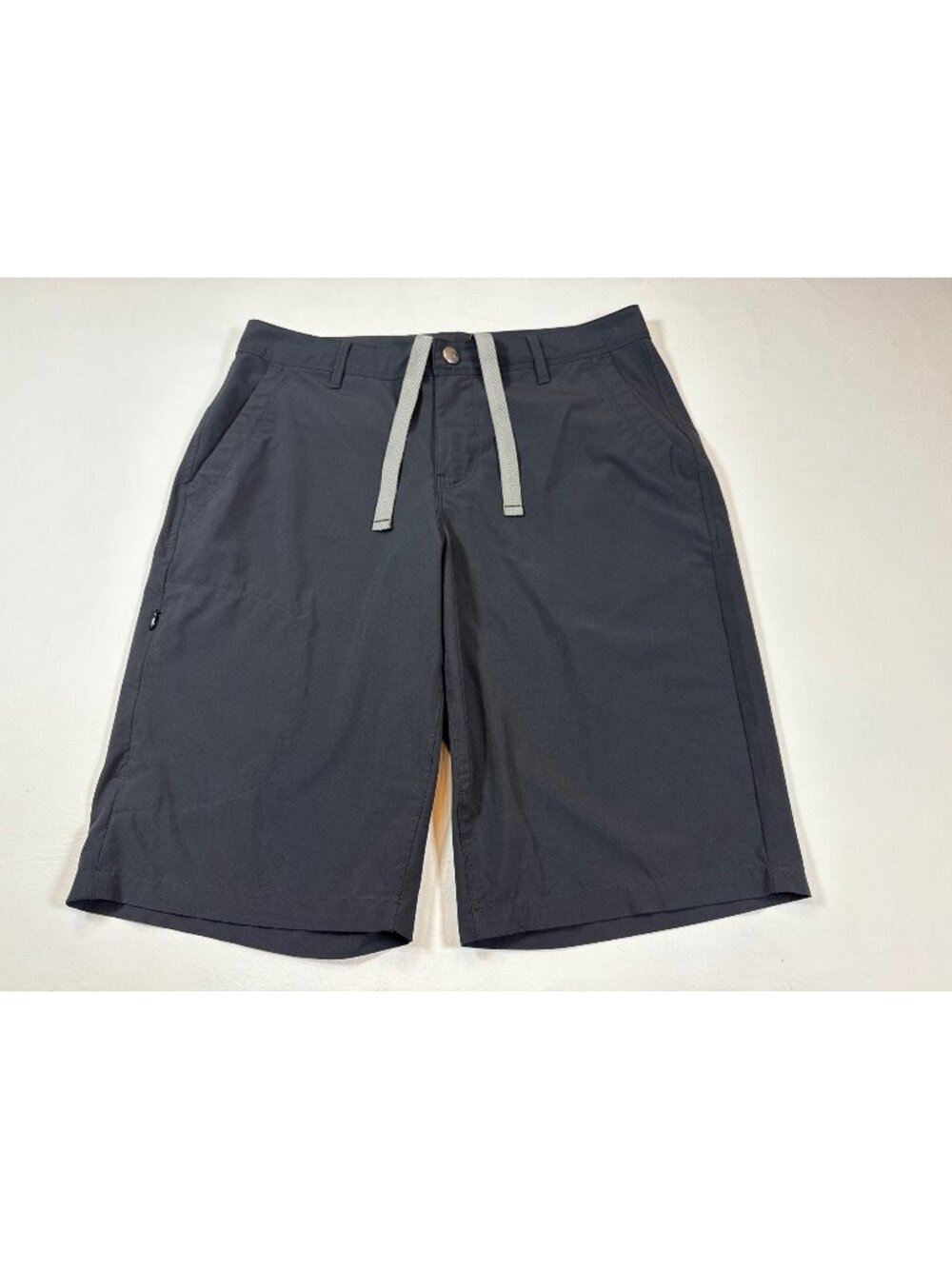 REI Co-op Mens 6 Outdoor Shorts Dark Gray With Adjustable Drawstring (OO613)